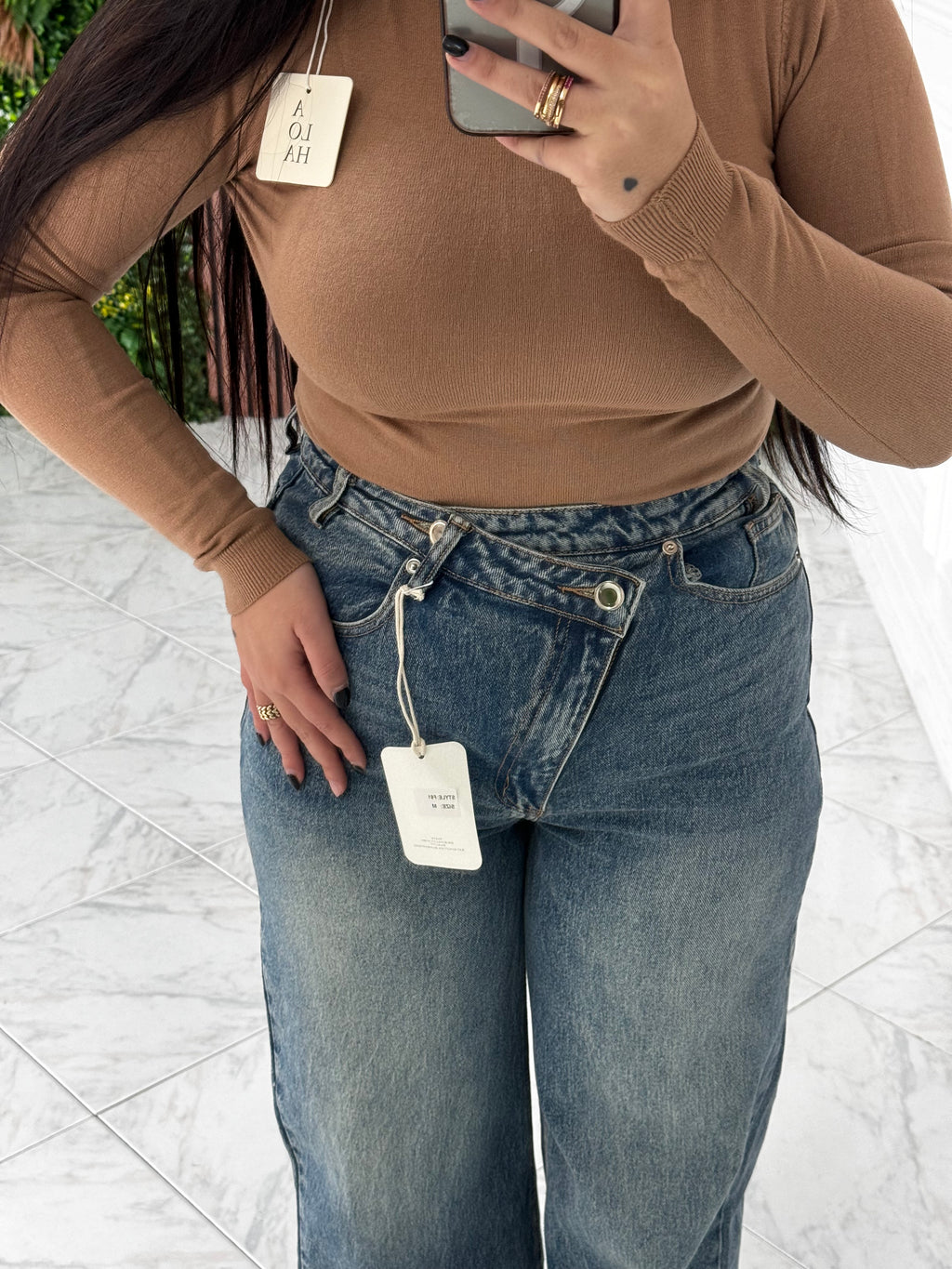 Jeans Rose Doppiobottone