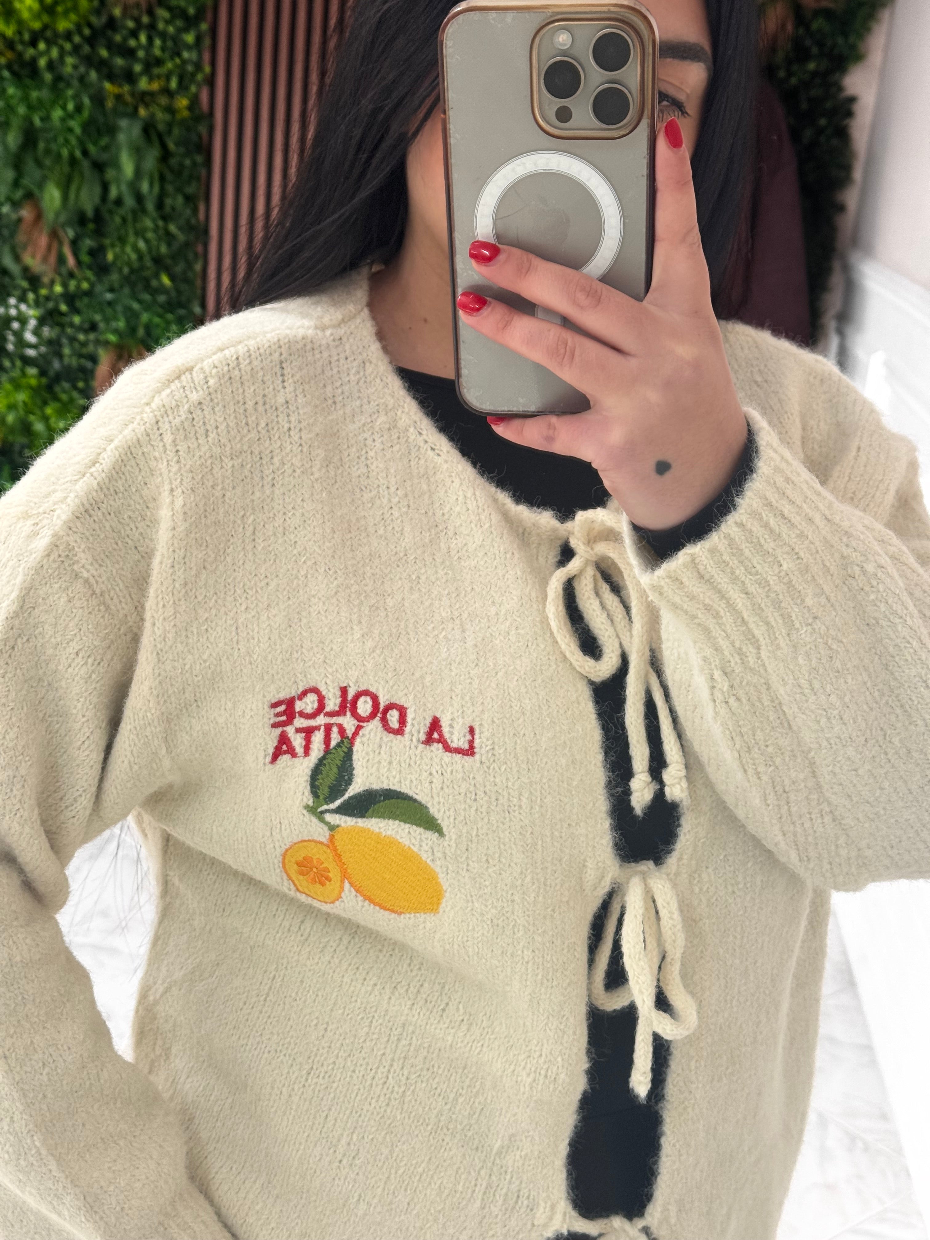 Cardigan La dolce vita